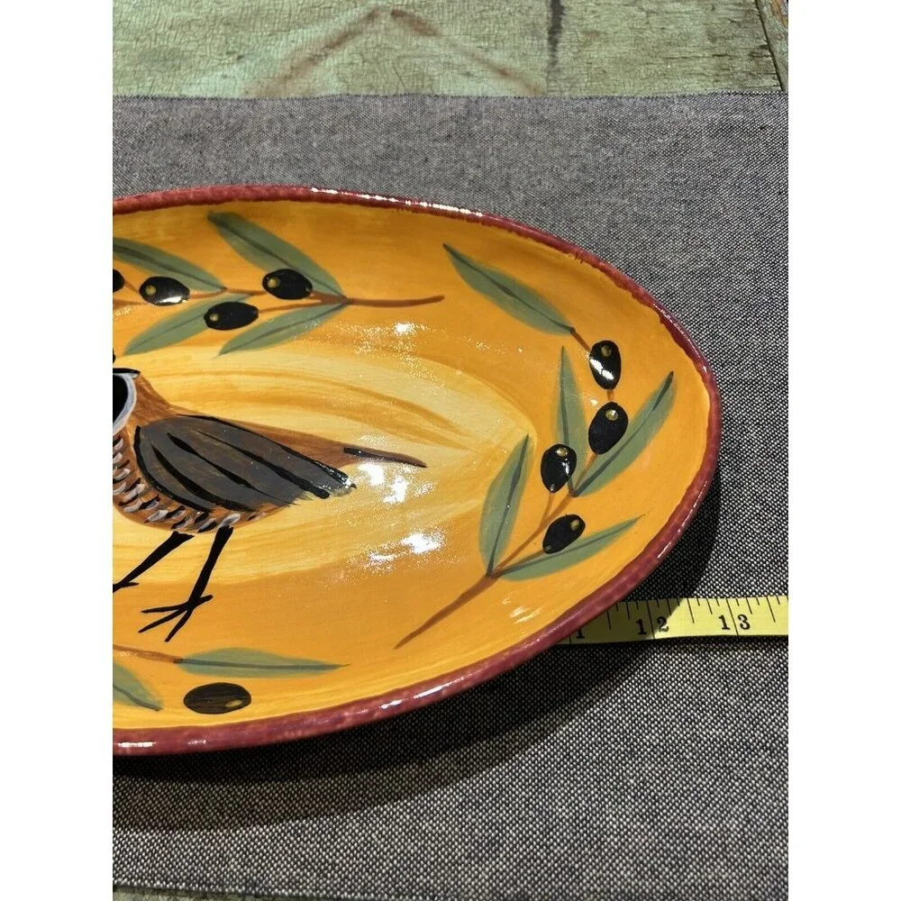 K DeBord The quail And Olive Platter